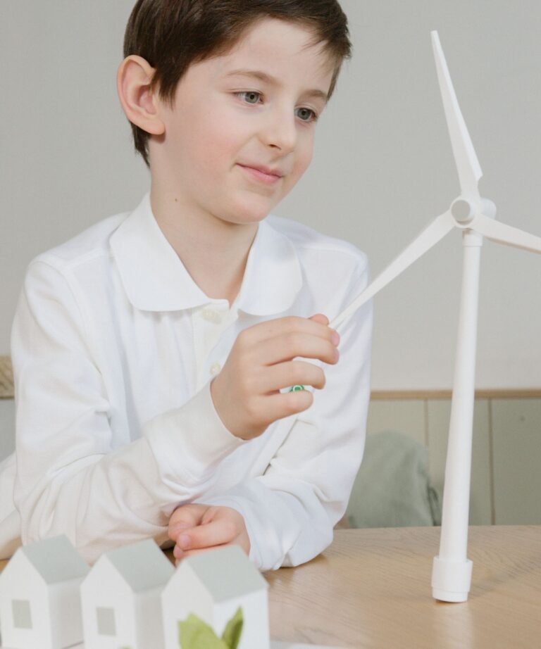 umweltbildung windrad kind